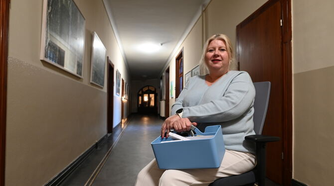 Hauptamtsleiterin Silvia Kovacevic und ihr Team beschäftigt die Möblierung des neuen Landratsamtes heftig.