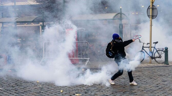 Bauerndemonstration in Brüssel Bauerndemonstration in Brüssel