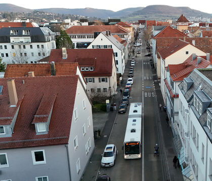 In der Gartenstraße sollen vier Stadtbahnlinien kursieren.