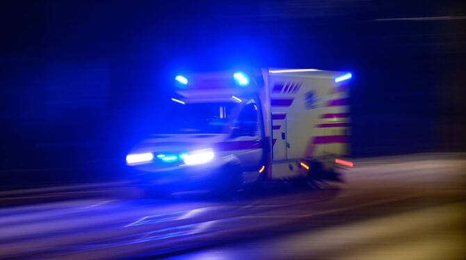 Rettungswagen im Einsatz