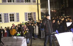 Jonas Högermeyer dirigierte die Musiker auf dem Kirchentellinsfurter Rathausplatz.