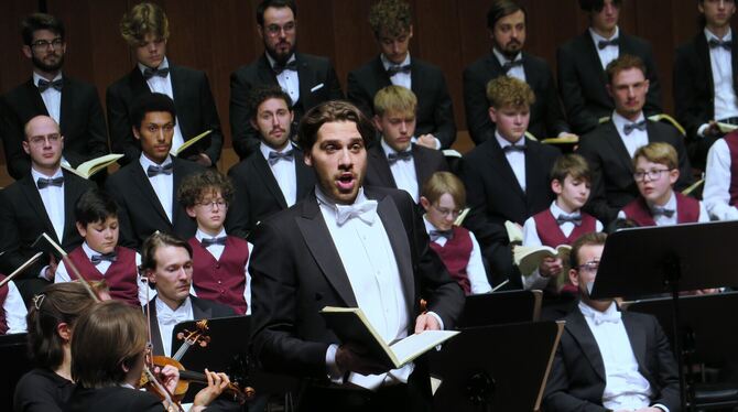 Eigengewächs Jan Jerlitschka überzeugte einmal mehr in den Alt-Arien.