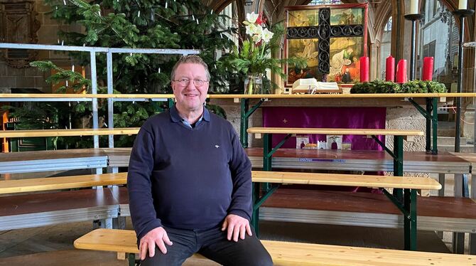 Ingo Bredenbach ist der vierte Kantor, der in der Tübinger Stiftskirche wirkt, seitdem die Motette im Jahr 1945 eingeführt wurde