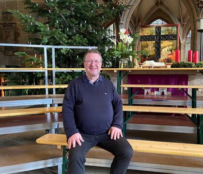Ingo Bredenbach ist der vierte Kantor, der in der Tübinger Stiftskirche wirkt, seitdem die Motette im Jahr 1945 eingeführt wurde