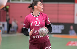 Duplizität der Ereignisse: Wie schon vor Weihnachten gegen Oldenburg erzielt Metzingens Rückraumspielerin Gabriela Bitolo auch g