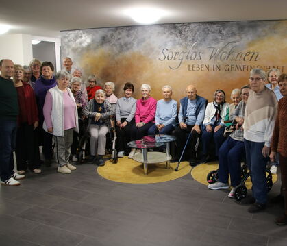 Gemeinschaft wird groß geschrieben: Die Bewohner von »Sorglos Wohnen« machen viel miteinander und treffen sich regelmäßig.