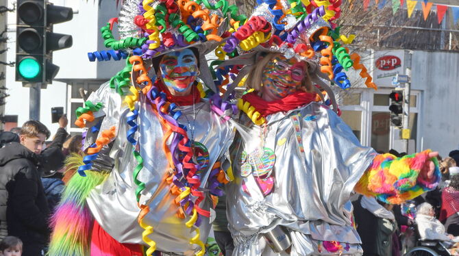 Fasnet Karneval Fasching Grünes Licht für bunte Outfits