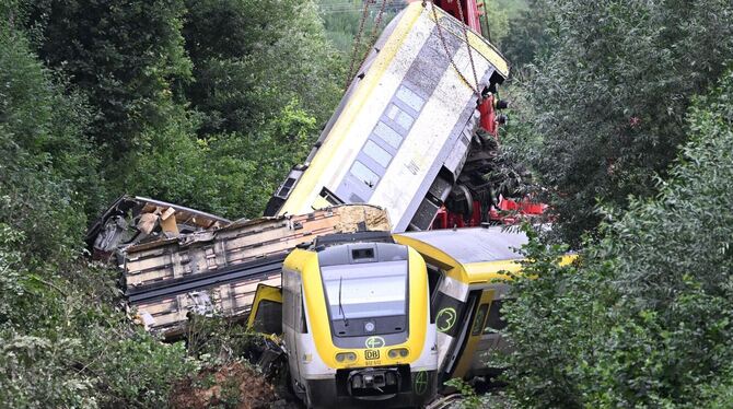 Nach dem Zugunglück in Oberschwaben