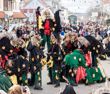 Ein großer Umzug durch Mössingen bildet den Abschluss des ersten Ringtreffens. Dann werden vielleicht auch wieder die Wendgoisch