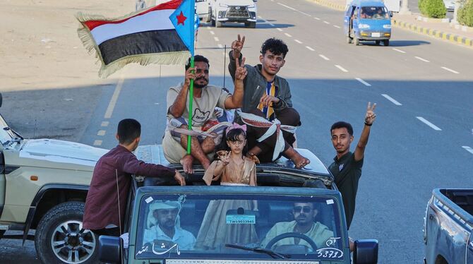 Konflikt in Jemen - STC-Kundgebung in Aden
