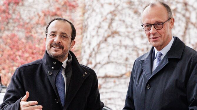 Bundeskanzler Merz und Zyperns Präsident Christodoulides