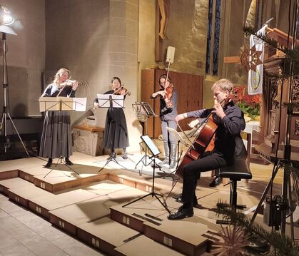 Das Ensemble Transcendent stimmte mit wechselvoller Kammermusik auf den Jahreswechsel ein.