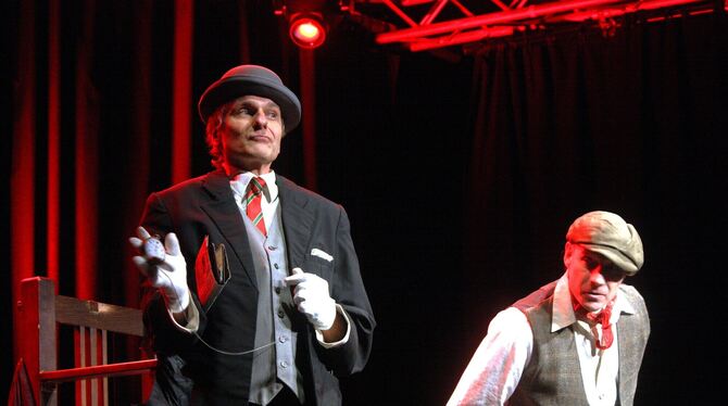 Das Duo Junge Junge! im franz.K.