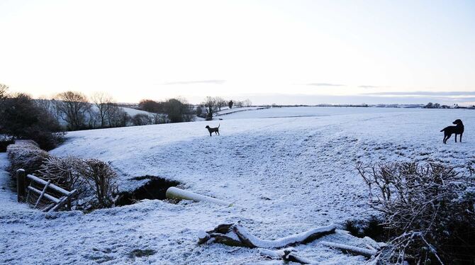 Winter in Großbritannien