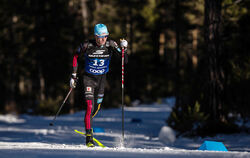 Florian Notz läuft eine starke letzte Etappe.