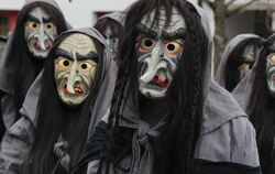 Gruselig: Die Scheiterhau Hexa aus Genkingen haben in Fasnetskreisen einen guten Ruf.