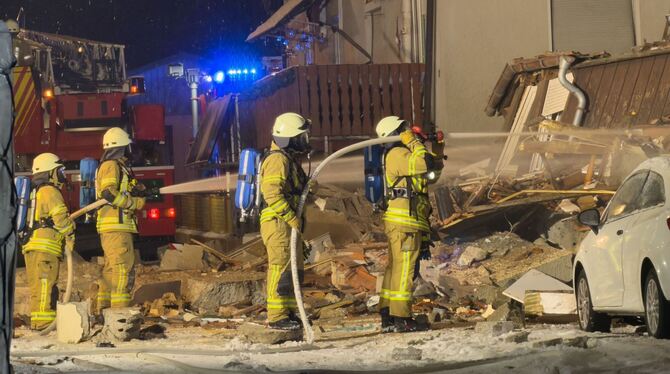 Explosion in Wohnhaus
