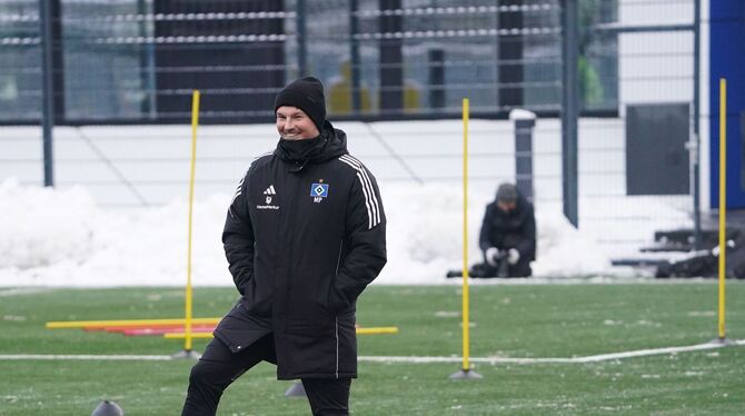 Trainer Merlin Polzin vom Hamburger SV