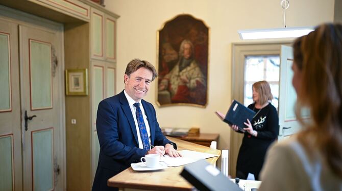 OB Michael Lang geht in vierte Amtszeit OB Michael Lang geht in vierte Amtszeit