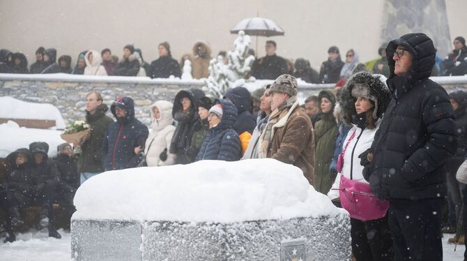 Trauerfeier nach dem tödlichen Brand in Crans-Montana