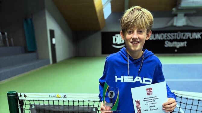 Luiz Bauer Luiz Bauer ist die neue Nummer 1 in Deutschland bei den U 12-Junioren.