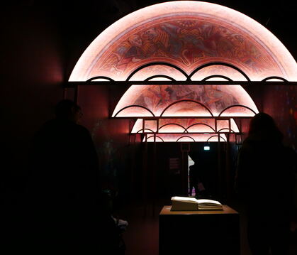 Immersive Präsentation des »Book of Kells«.