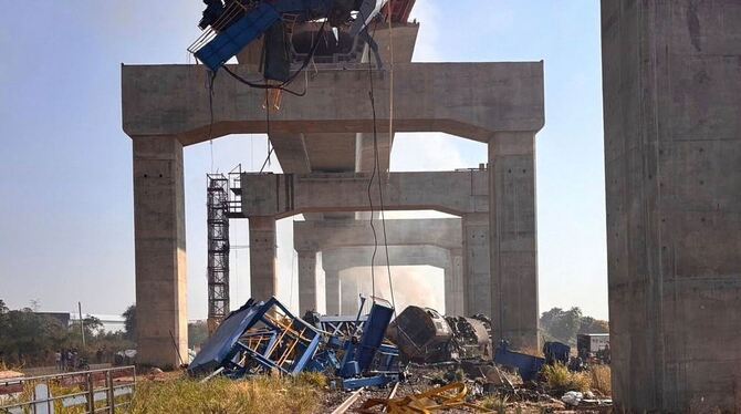 Zugunglück in Thailand Zugunglück in Thailand