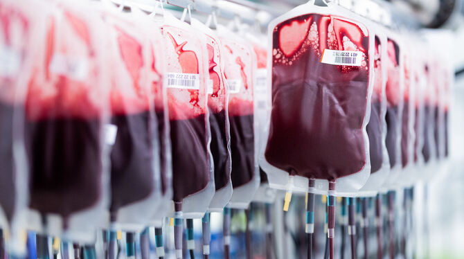 Blutkonserven werden knapp.