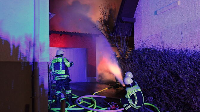 Das Feuer war schnell gelöscht, ein Übergreifen konnte verhindert werden