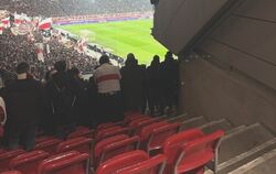 In der MHP-Arena in Stuttgart gibt es in zwei Blöcken auf der Haupttribüne gleich mehrere Sitzplätze, von denen aus der Blick au