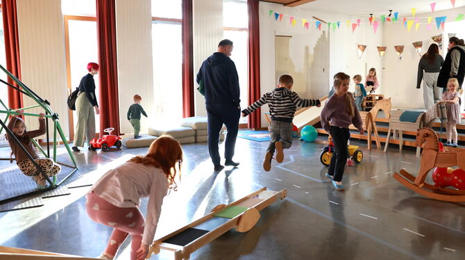 Der Indoor-Spielplatz Maggy in der Magdalenenkirche bietet viel Abwechslung und begeistert die Kids.