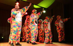 Die Saustallpfosten aus Steinhilben hatten ihren Spaß beim Brauchtumsabend in Unterhausen.