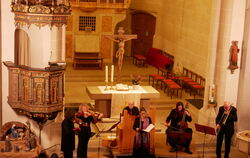 Musik aus dem Barock auf Instrumenten jener Zeit: Das Ensemble ecco la musica konzertierte in der Münsinger Martinskirche.