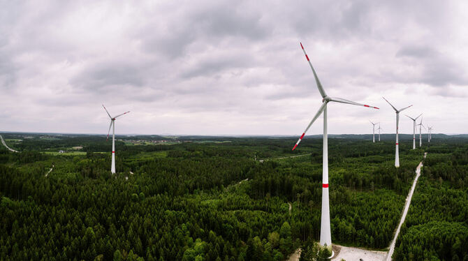 Auf den Ellwanger Bergen drehen sich schon Windräder der Stadtwerke Tübingen. Auf dem Rammert sind 13 Anlagen geplant. Dagegen h
