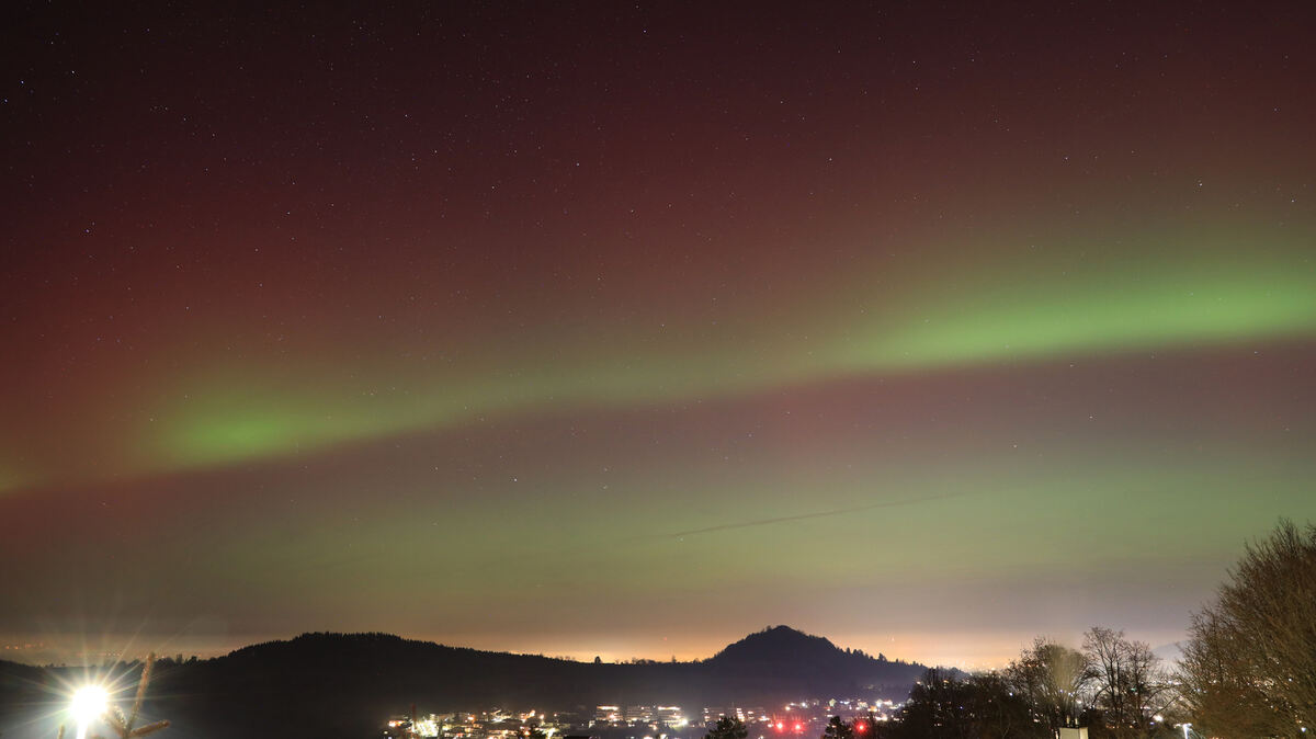 362 Polarlichter über Pfullingen © Steffen Burgemeister 19.-20.01.2026