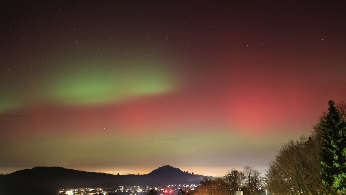 379 Polarlichter über Pfullingen © Steffen Burgemeister 19.-20.01.2026