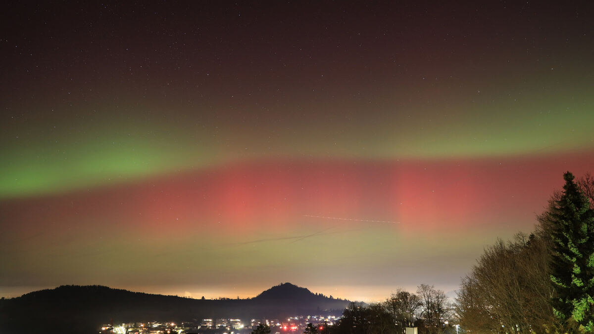 376 Polarlichter über Pfullingen © Steffen Burgemeister 19.-20.01.2026
