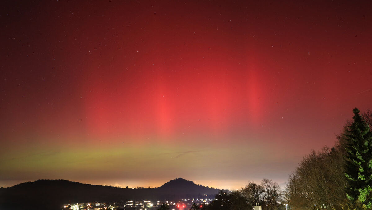 398 Polarlichter über Pfullingen @ Steffen Burgemeister 19.-20.01.2026