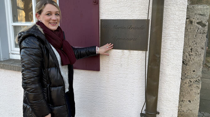 Maya Klein-Rasch übernimmt ab März die Praxis von Martin Brändle in Münsingen.