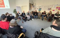 Am Mittwoch trafen sich Kandidatinnen und Kandidaten für die Landtagswahl am 8. März mit Arbeitslosen bei dem sozialen Beschäfti