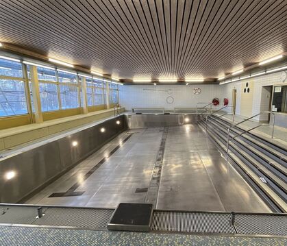 Seit Juni 2025 steht das »Bädle« in Ohmenhausen leer. Eine neue Lüftungsanlage könnte das ändern.