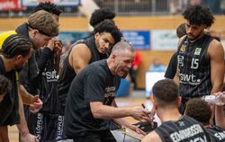 Erhält Rückendeckung von den Tigers-Verantwortlichen: Headcoach Henrik Sonko (Mitte).