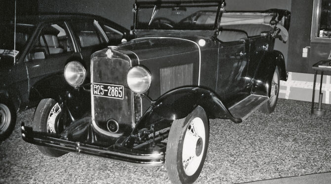 Etwa Mitte der 1980er-Jahre – Welches Automodell wurde hier fotografiert? Wo war es abgestellt?