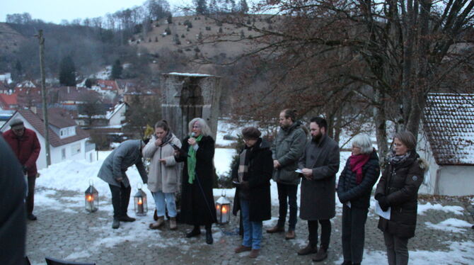 alb buttenhausen Die Namen der ermordeten Buttenhauser Juden werden verlesen.