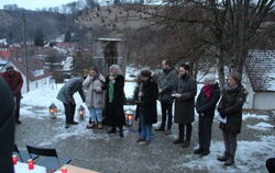 Die Namen der ermordeten Buttenhauser Juden werden verlesen.