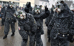 Betzinger Mühla-Katza werden beim Fasnetsumzug am kommenden Sonntag garantiert wieder ihr Unwesen treiben.
