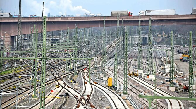 In Untertürkheim entsteht ein neuer Abstellbahnhof. Auf den Bau einer Waschanlage verzichtet die Bahn dort. FOTO: LICHTGUT KOVAL