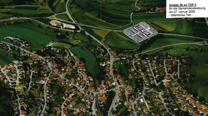 Das Gomadinger Kastell würde heute von der L230 geteilt.