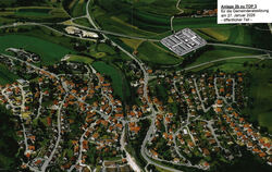 Das Gomadinger Kastell würde heute von der L230 geteilt.