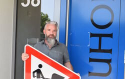 Carsten Göhner bei seinem Abschied vom Kusterdinger Bauhof (Archivfoto).